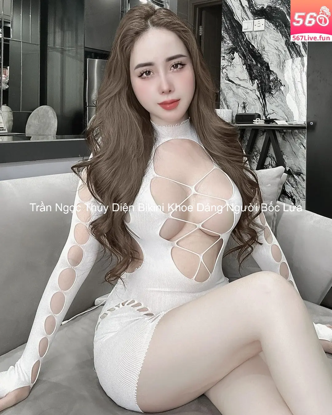 Trần Ngọc Thủy Diện Bikini Khoe Dáng Người Bốc Lửa 8